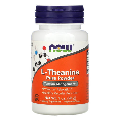 NOW Foods - L-Theanine Pure Powder - 1 Oz.