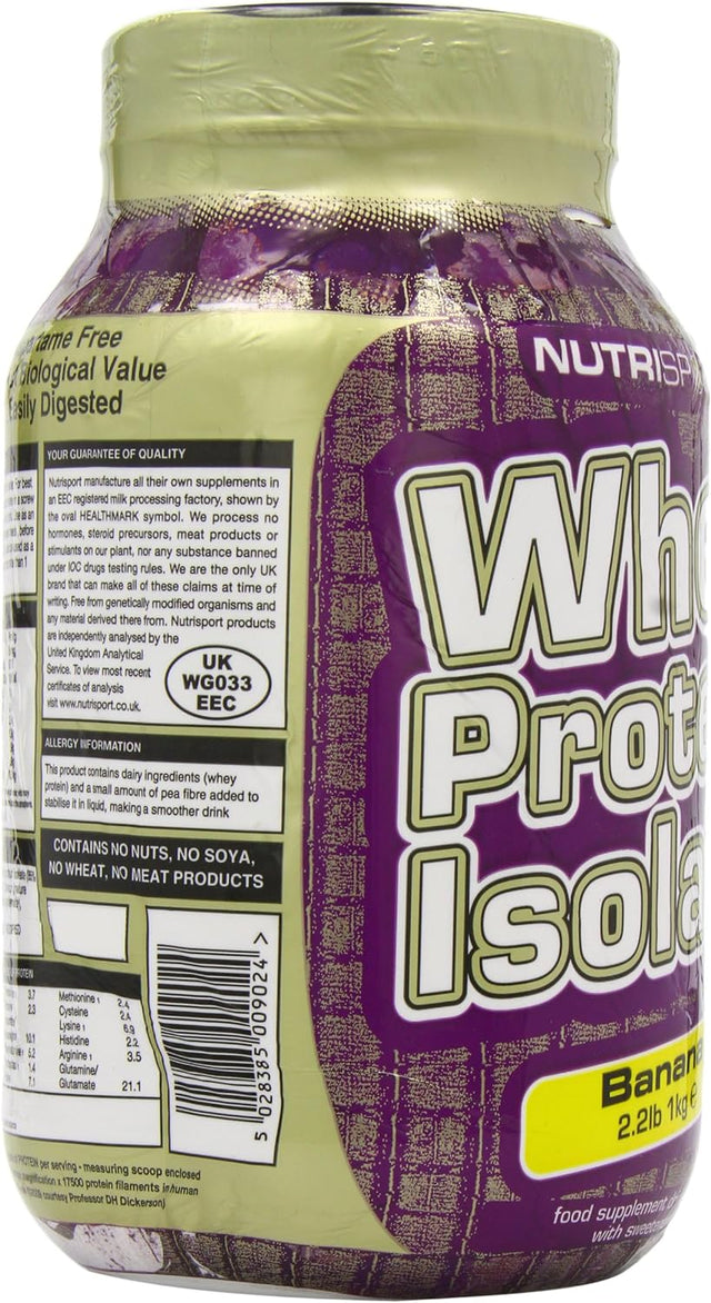 Nutrisport Whey Protein Isolate Banana 1000G