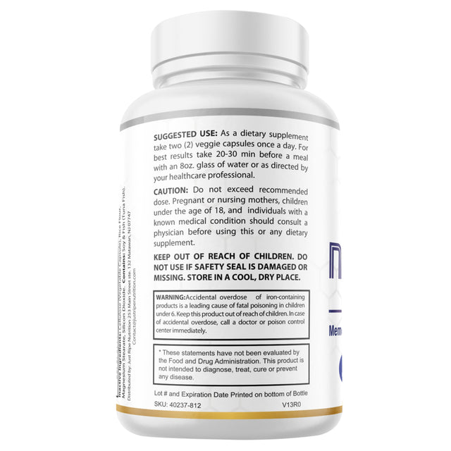 10 Pack Nooceptin - Cognitive Enhancer Capsules for Cognition and Focus