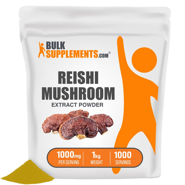 Bulksupplements.Com Reishi Mushroom Extract Powder - Superfood Powder - Mushroom Immune Support (1 Kilogram)