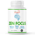 Zen Focus Brain Focus Supplement for Daily Complete Multivitamins for Men & Women, Brain Booster Supplements for Memory Focus & Clarity Nootropic Brain Function Booster 60 Pills