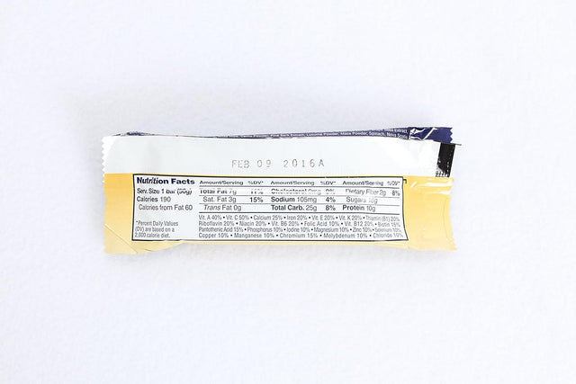 Strong Stride Protein, Probiotics, Antioxidant, Nutrition Blueberry Yogurt Bar