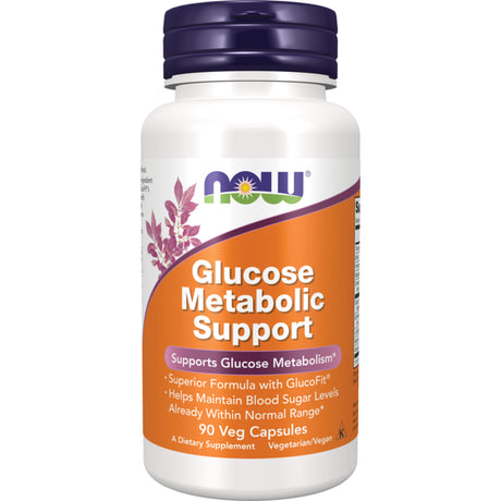 NOW Supplements, Glucose Metabolic Support, a Superior Formula with Glucofit®, 90 Capsules