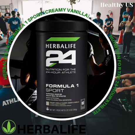 Herbalife 24 Formula1 Sport (Creamy Vanilla 780G) Nutritional Shake Mix, Nutrition for the 24-Hour Athlete, No Artificial Flavors or Sweeteners, Loaded with Vitamins and Minerals