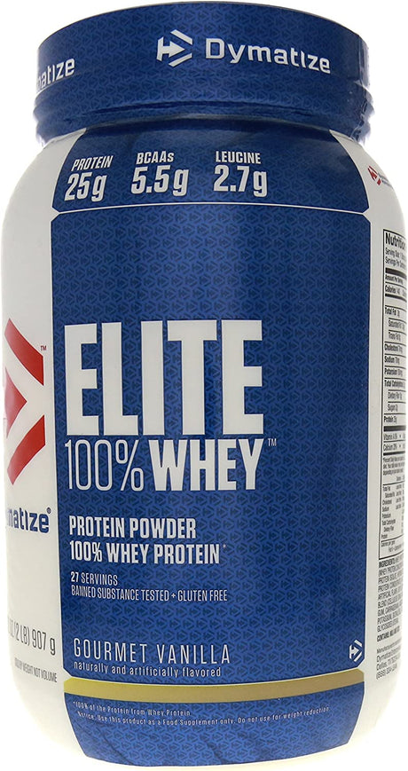 Dymatize Elite 100% Whey Protein Gourmet Vanilla - 2 Lbs