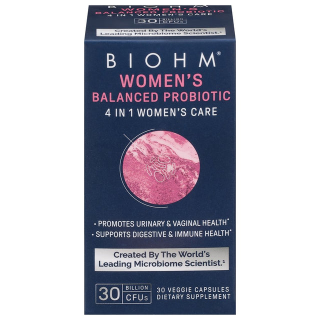 Biohm - Probiotic Womens Balanced - 1 Each 30 - Count