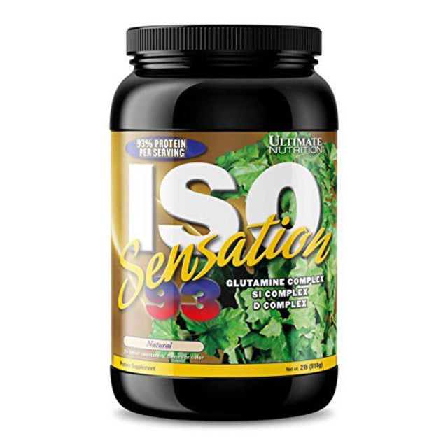 Ultimate Nutrition ISO Sensation 93 Whey Isolate Protein Powder-2Lb.