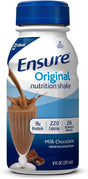 Ensure Original Nutrition Shake with 9 Grams of Protein, Meal Replacement Shakes, Milk Chocolate, 8 Fl Oz, 24 Count