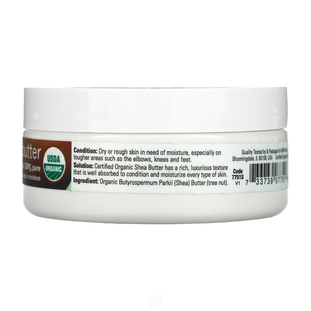 NOW SHEA BUTTER ORGANIC TRAVEL SIZE 3 OZ, Pack of 2