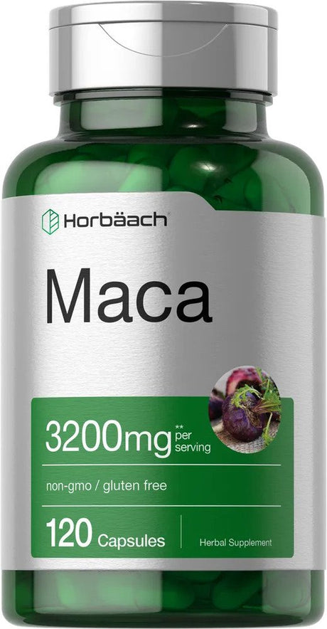 Maca Root Capsules | 4800Mg | 120 Count | by Horbaach