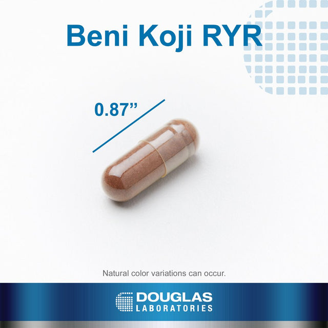 Douglas Laboratories Beni Koji Red Yeast Rice | Fermented Red Yeast Rice to Support Healthy Blood Lipid Metabolism* | 120 Capsules