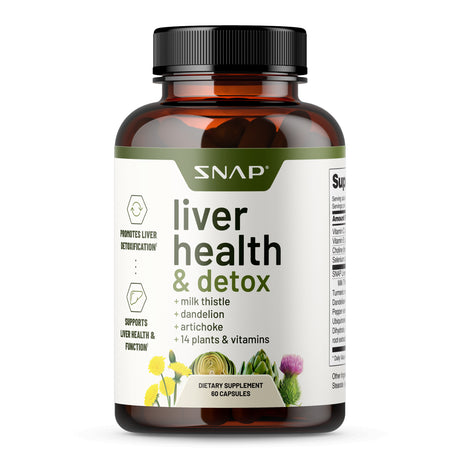 Liver Health Support Supplement - Liver Cleanse Detox & Repair (60 Capsules)