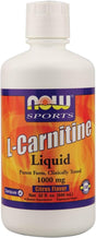 Now Foods L-Carnitine 1000 Mg Liquid - 32 Oz. 6 Pack