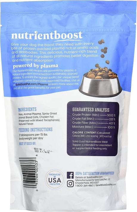 Solid Gold Nutrient Boost Meal Topper for Dogs, 16 Oz.