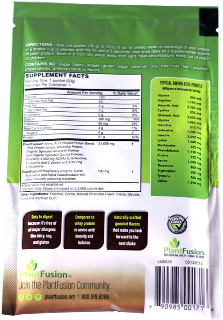 PLANT FUSION PROTEIN-PLANT-CHOCOLATE-PKT