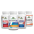 Circulation Kit - Blood + Co-Q10 + Omega Marine + Veins - Dietary Supplements and Vitamins - Natural Supplements