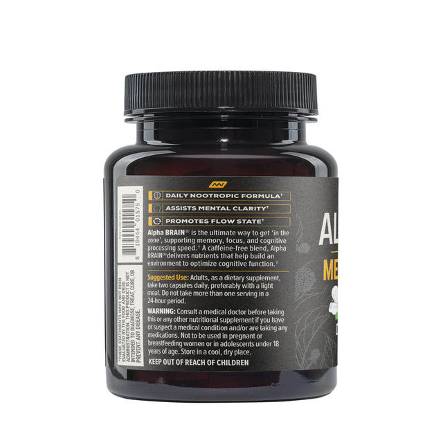 ONNIT Alpha BRAIN Premium Nootropic Brain Health Supplement, Memory and Focus Support, 14 Ct