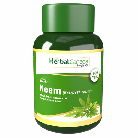 Neem Tablets | Helps to Balance Blood Sugar Levels & Boosts Liver Health & Metabolism -100 Veg Tablet (Pack of 2)