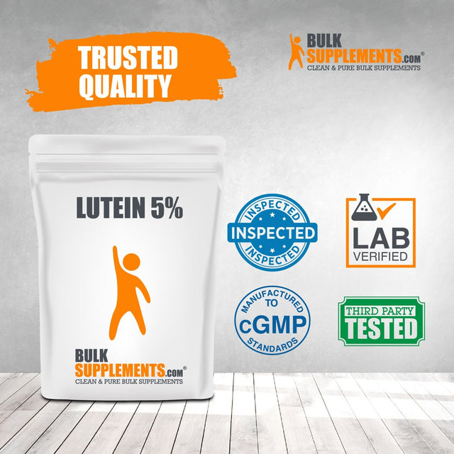 Bulksupplements.Com Lutein 5% (100G - 250 Servings)