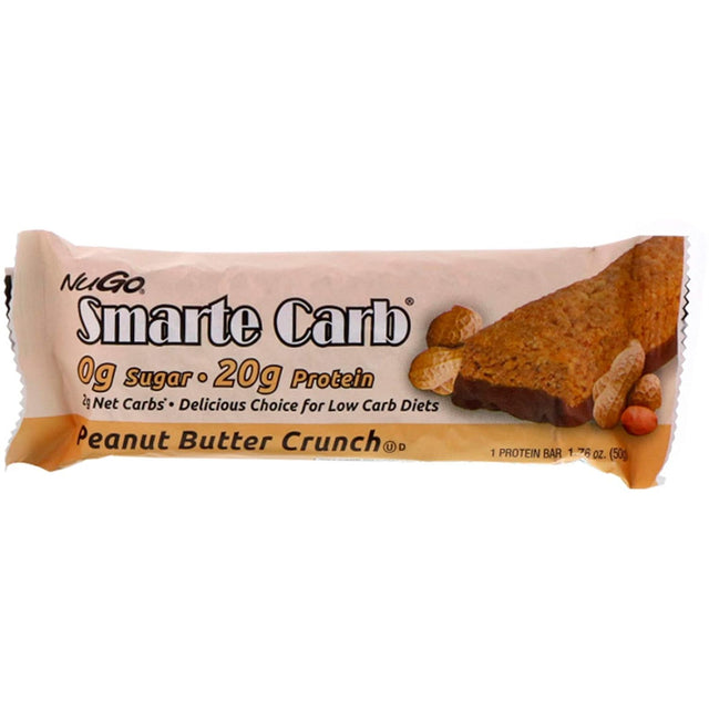 Nugo Nutrition Smarte Carb Peanut Butter Crunch Bar 12 Bar(S)