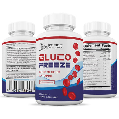 (10 Pack) Glucofreeze Premium Formula 688MG 600 Capsules