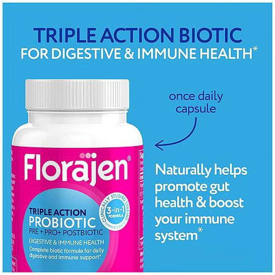 FLORAJEN Triple Action Probiotic 30 Capsules – Nutricity.co.nz