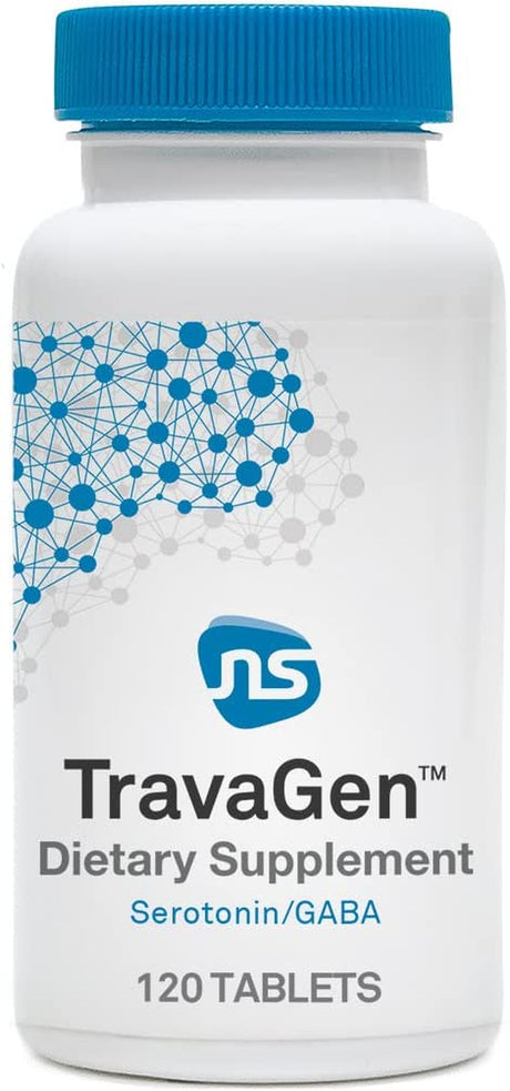 Neuroscience Travagen - Mood and Sleep Support Complex with L-Tryptophan and B12 Complex, Serotonin and GABA Neurotransmitter Supplement (120 Capsules)