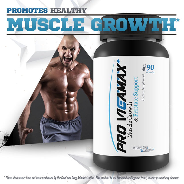 PRO VIGAMAX - Natural Prostate Support & Muscle Growth Support for Men - Aid Prostate Health & Muscle Recovery - Support Blood Flow, Energy, & Stamina - Promote Reduced Inflammation & Bladder Control