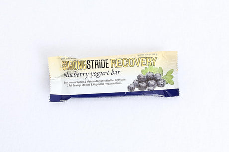 Strong Stride Protein, Probiotics, Antioxidant, Nutrition Blueberry Yogurt Bar