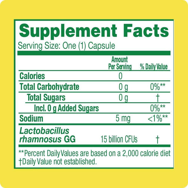 Culturelle Health & Wellness Daily Probiotic Supplement for Men & Women, Helps Support Your Immune System, Occasional Diarrhea, Bloating, 15 Billion Cfus, Non-Gmo, 30 Count