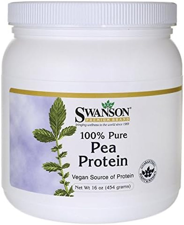 100% Pure Pea Protein 16 Oz (454 Grams) Pwdr