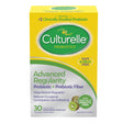 Culturelle Advanced Regularity Probiotic and Prebiotic Fiber, Kiwi Capsules, 30 Count