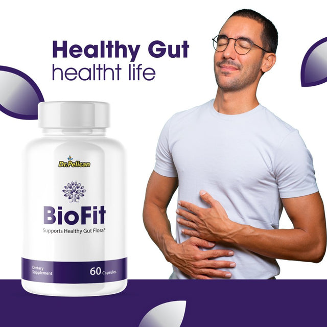 Biofit-Gut & Digestive Health/Weight Management- 2 Bottles- 120 Capsules- Dr. Pelican