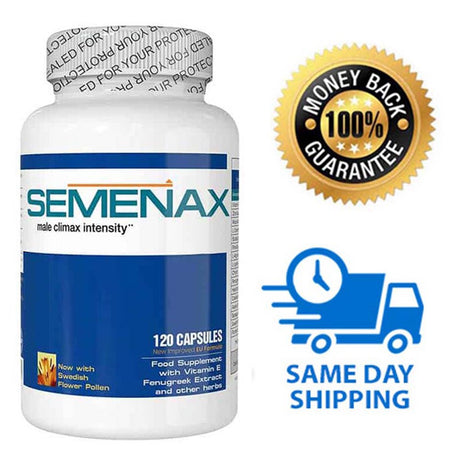 Semenax Volume and Intensity Enhancer 120 Capsules per Bottle X 12 Month Supply / 1 Year