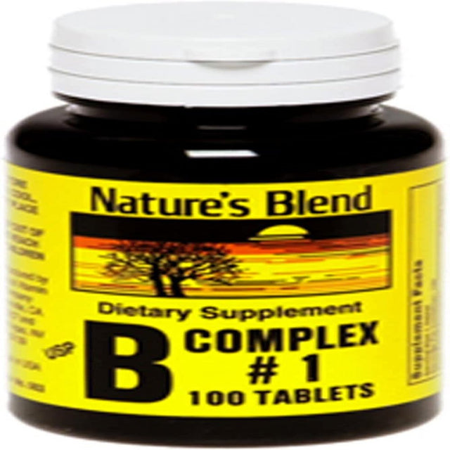 Nature'S Blend B Complex Tablets, 100 Count