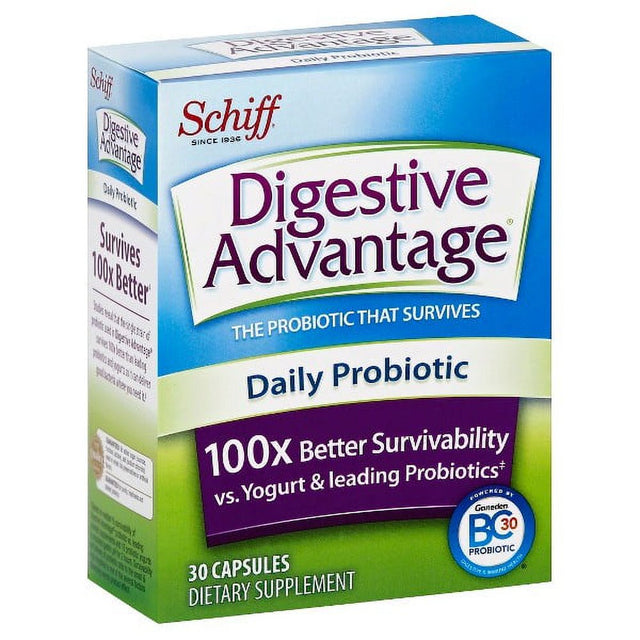 Digestive Advantage Daily Probiotic Capsules, 30 Ct