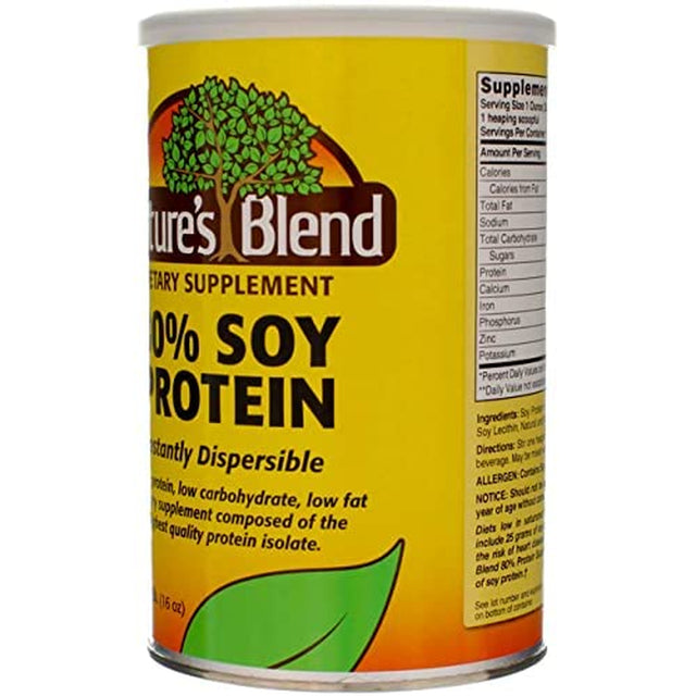 Protein Powder 80% Soy Isolate 1 Lb Pwdr