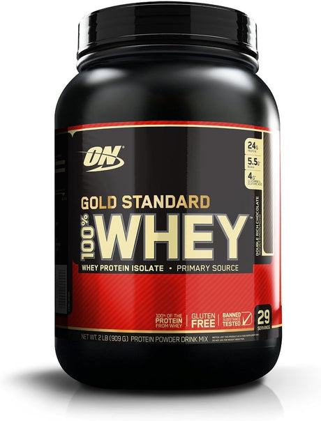 Optimum Nutrition 100% Gold Standard Whey Protein Double Rich Chocolate 2Lb