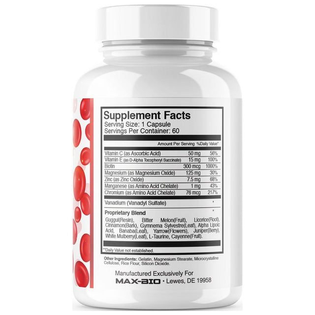 Glucofort Blood Sugar Support Capsules - Advanced Formula 60 Capsule (Pack of 3)