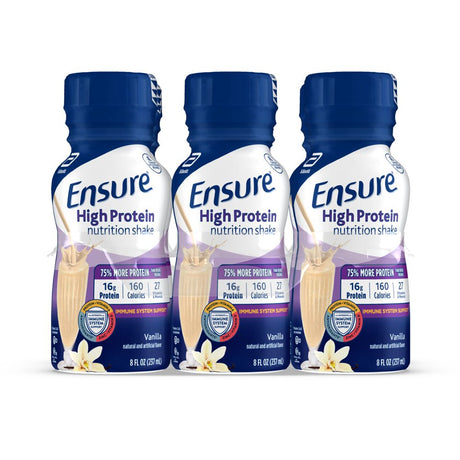 Ensure High Protein Nutrition Shake, Vanilla, 8 Fl Oz, 6 Count