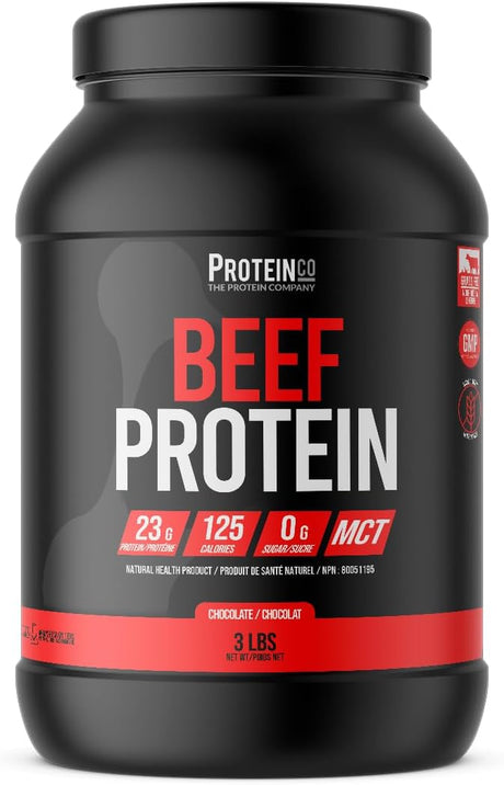 Beef Protein | Swiss Hydrolyzed Collagen | 23G of Protein | 3 Lbs | Chocolate Flavor