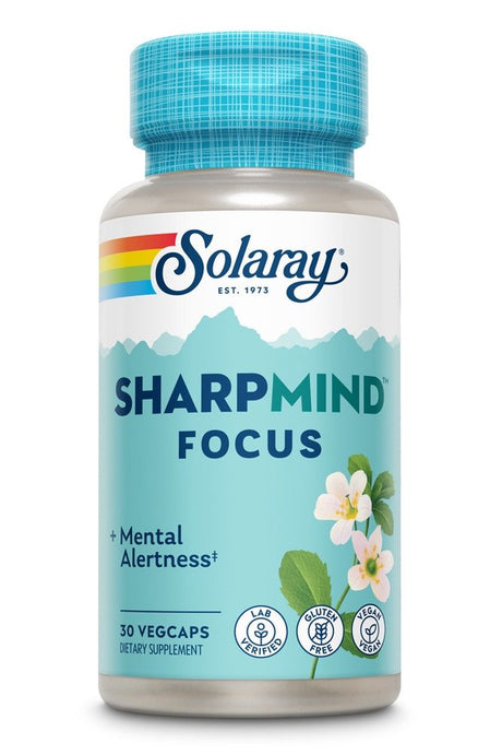 Solaray Sharpmind Focus -- 30 Vegcaps