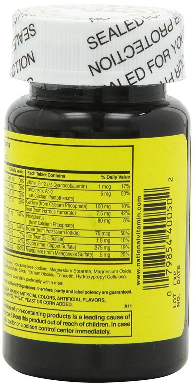 Nature'S Blend Multi-Vitamin W/ Mineral Essential Body Nutrient, 100Ct