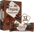 Nugo Organic Double Dark Chocolate with Sea Salt, 10G Vegan Protein, Gluten Free, 12 Count