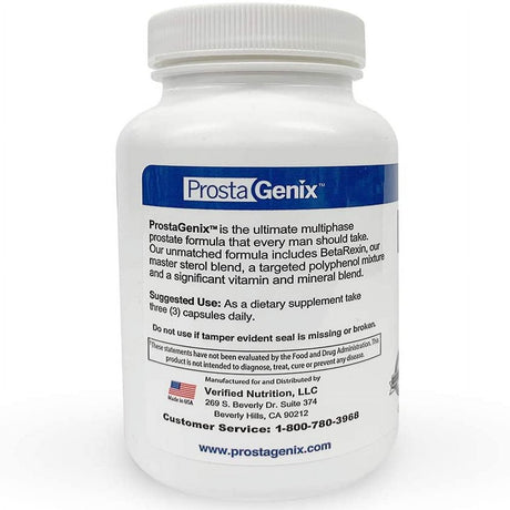 Prostagenix Multiphase Prostate Supplement-Featured on Larry King Investigative TV Show - over 1 Million Sold - End Nighttime Bathroom Trips, Urgency, Frequent Urination. 90 Capsules