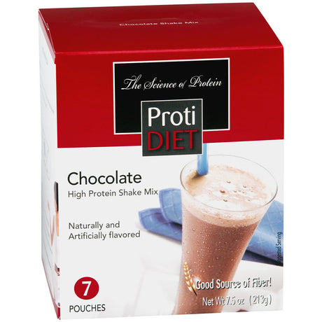 Protidiet Shake, 7 Pouches, 7.5Oz (Chocolate)