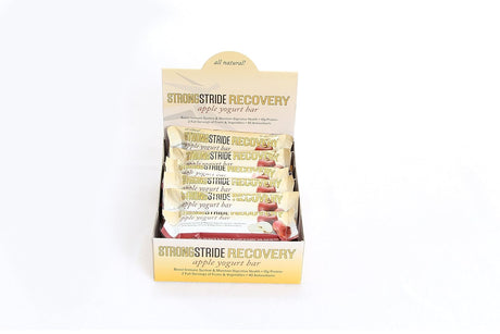 Strong Stride Protein, Probiotics, Antioxidant Nutrition Apple Yogurt Bar