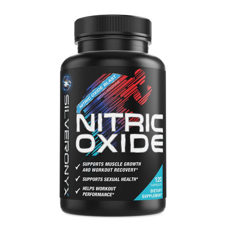 Nitric Oxide Booster Supplement W/L-Arginine 1300Mg Premium Workout Muscle Pump - 120 Capsules
