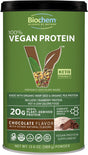 Biochem, Vegan Protein Powder, 20G of Plant-Based Protein to Support Muscles, Chocolate, 13.6 Oz