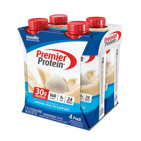 Premier Protein Shake, Vanilla, 30G Protein, 11 Fl Oz, 4 Ct